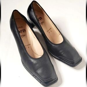 ARA Relax GermanyFlex McKinley Pump Shoe Black 100% Leather Comfort Shoe sz 7US